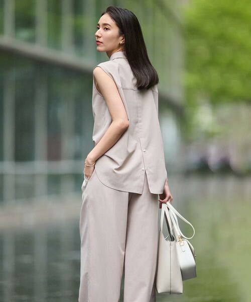 COMME CA ISM / コムサイズム シャツ・ブラウス | 【セットアップ対応】ノースリーブシャツ | 詳細11