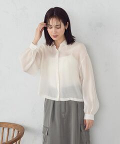 COMME CA ISM / コムサイズム シャツ・ブラウス | コンパクト シア—シャツ