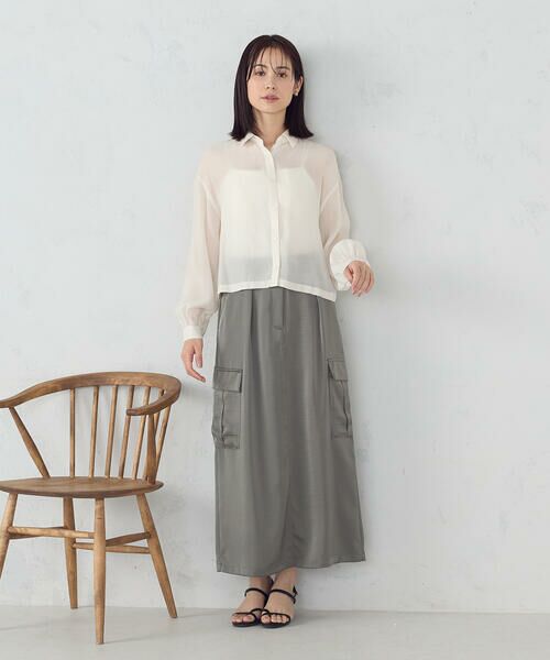COMME CA ISM / コムサイズム シャツ・ブラウス | コンパクト シア—シャツ | 詳細1