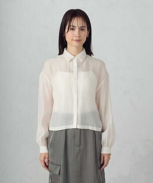 COMME CA ISM / コムサイズム シャツ・ブラウス | コンパクト シア—シャツ | 詳細6