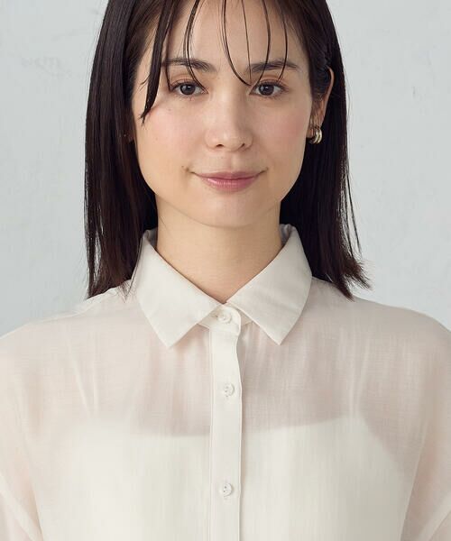 COMME CA ISM / コムサイズム シャツ・ブラウス | コンパクト シア—シャツ | 詳細9
