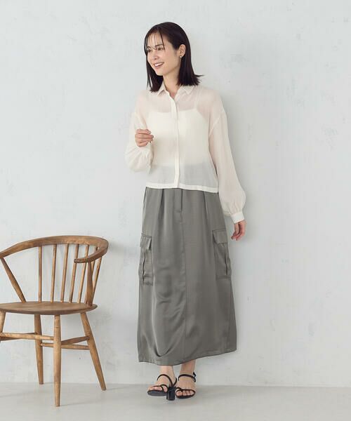 COMME CA ISM / コムサイズム シャツ・ブラウス | コンパクト シア—シャツ | 詳細2