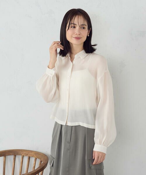 COMME CA ISM / コムサイズム シャツ・ブラウス | コンパクト シア—シャツ | 詳細5