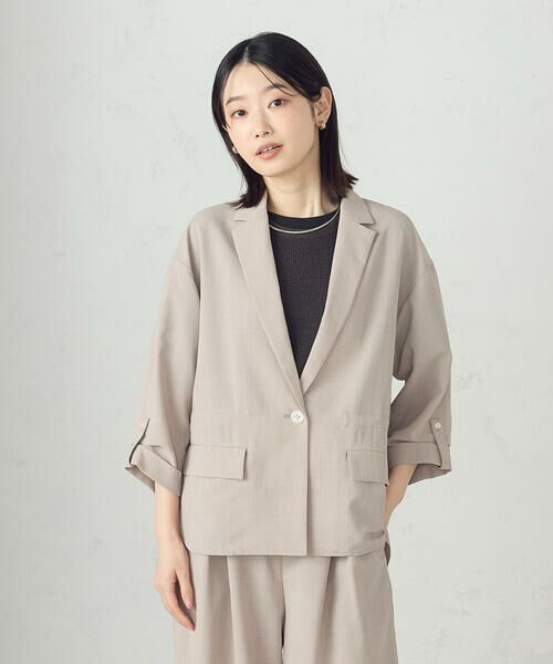 COMME CA ISM / コムサイズム テーラードジャケット | 【セットアップ対応】テーラード シャツジャケット | 詳細13