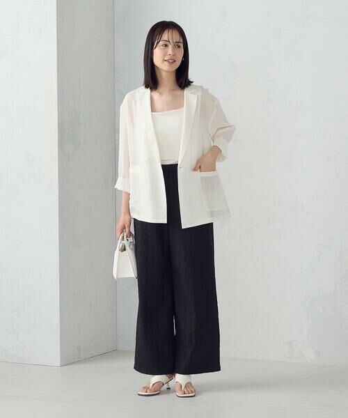 COMME CA ISM / コムサイズム テーラードジャケット | シア—ジャケット | 詳細1