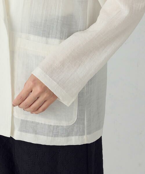 COMME CA ISM / コムサイズム テーラードジャケット | シア—ジャケット | 詳細11