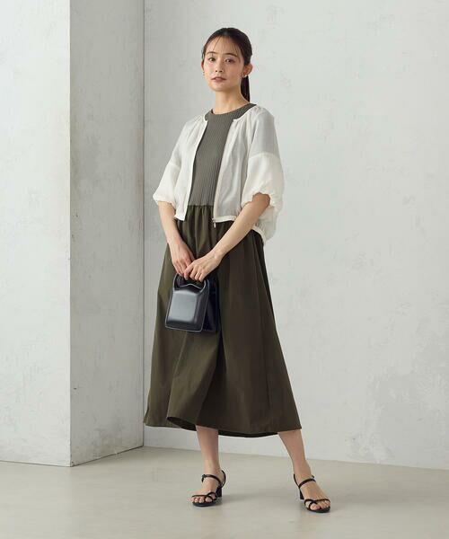 COMME CA ISM / コムサイズム ブルゾン | バルーンスリーブ　シア—ブルゾン | 詳細2