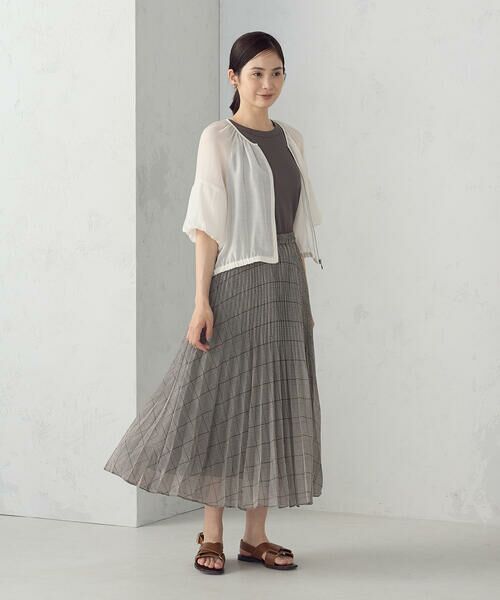 COMME CA ISM / コムサイズム ブルゾン | バルーンスリーブ　シア—ブルゾン | 詳細3