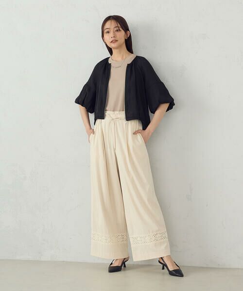 COMME CA ISM / コムサイズム ブルゾン | バルーンスリーブ　シア—ブルゾン | 詳細14