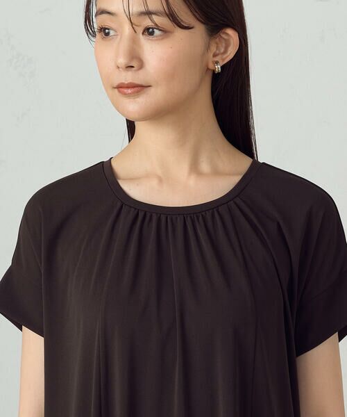 COMME CA ISM / コムサイズム ロング・マキシ丈ワンピース | ギャザーワンピース | 詳細17