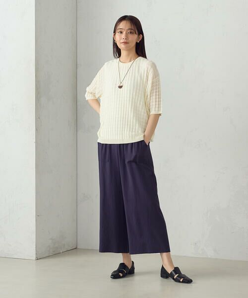 COMME CA ISM / コムサイズム ニット・セーター | 【セットアイテム】チェック柄ニットT+タンクトップ | 詳細1