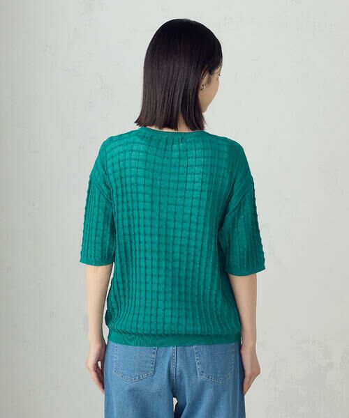 COMME CA ISM / コムサイズム ニット・セーター | 【セットアイテム】チェック柄ニットT+タンクトップ | 詳細14