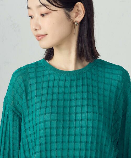 COMME CA ISM / コムサイズム ニット・セーター | 【セットアイテム】チェック柄ニットT+タンクトップ | 詳細15