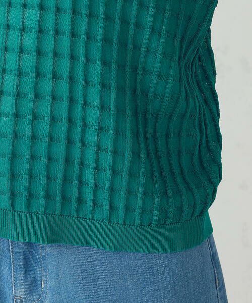 GADID ANONIEM ES ニット/セーター GADID ANONIEM◇ニット・セーター(薄手)/FREE/コットン/KHK/総柄