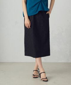 COMME CA ISM / コムサイズム ロング・マキシ丈スカート | エンブロイダリーレース　ナロースカート