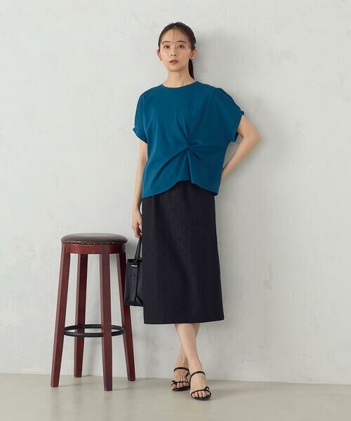 COMME CA ISM / コムサイズム ロング・マキシ丈スカート | エンブロイダリーレース　ナロースカート | 詳細1