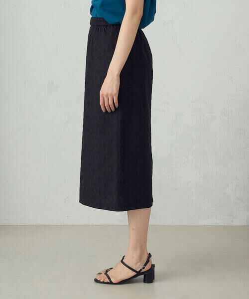 COMME CA ISM / コムサイズム ロング・マキシ丈スカート | エンブロイダリーレース　ナロースカート | 詳細10