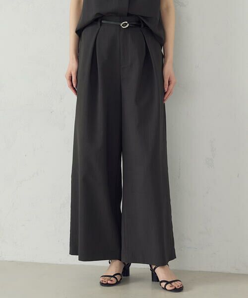 COMME CA ISM / コムサイズム その他パンツ | 【セットアップ対応】クロスタックワイドパンツ | 詳細5