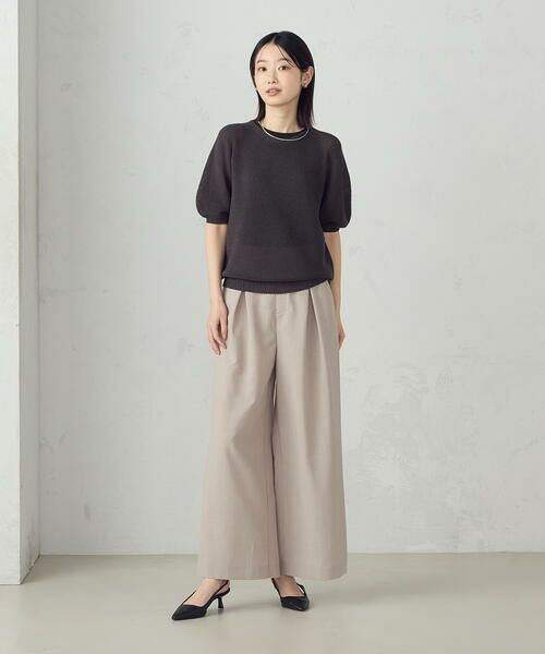 COMME CA ISM / コムサイズム その他パンツ | 【セットアップ対応】クロスタックワイドパンツ | 詳細11