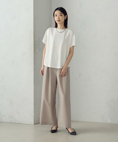 COMME CA ISM / コムサイズム その他パンツ | 【セットアップ対応】クロスタックワイドパンツ | 詳細12