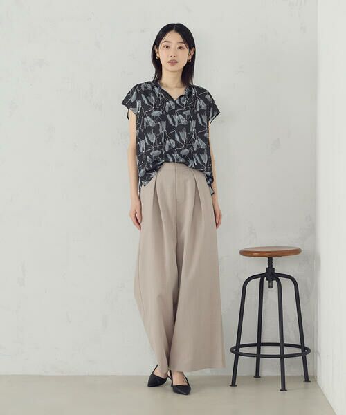 COMME CA ISM / コムサイズム その他パンツ | 【セットアップ対応】クロスタックワイドパンツ | 詳細17