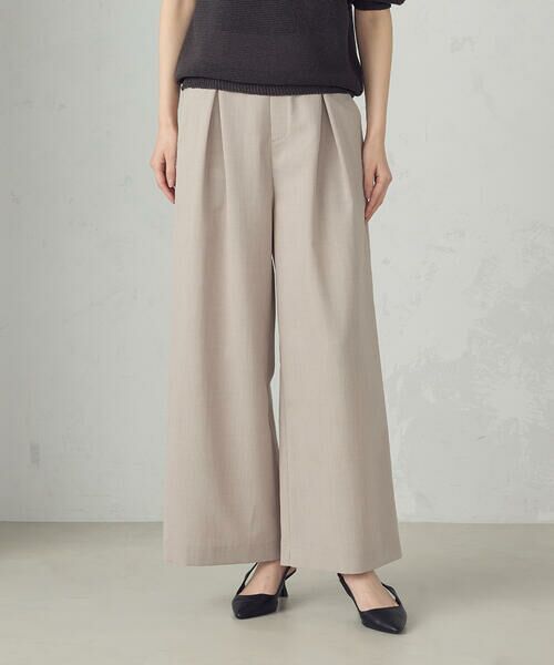 COMME CA ISM / コムサイズム その他パンツ | 【セットアップ対応】クロスタックワイドパンツ | 詳細18