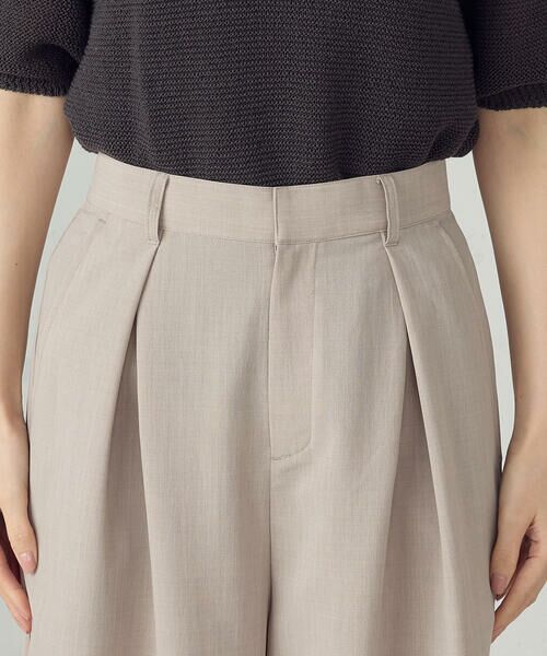 COMME CA ISM / コムサイズム その他パンツ | 【セットアップ対応】クロスタックワイドパンツ | 詳細23