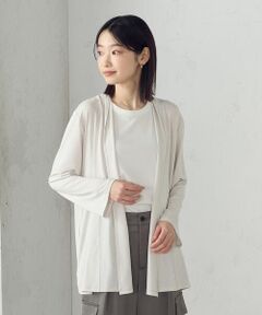 COMME CA ISM / コムサイズム カーディガン・ボレロ | 【接触冷感・ＵＶカット】夏定番の着流しカーディガン