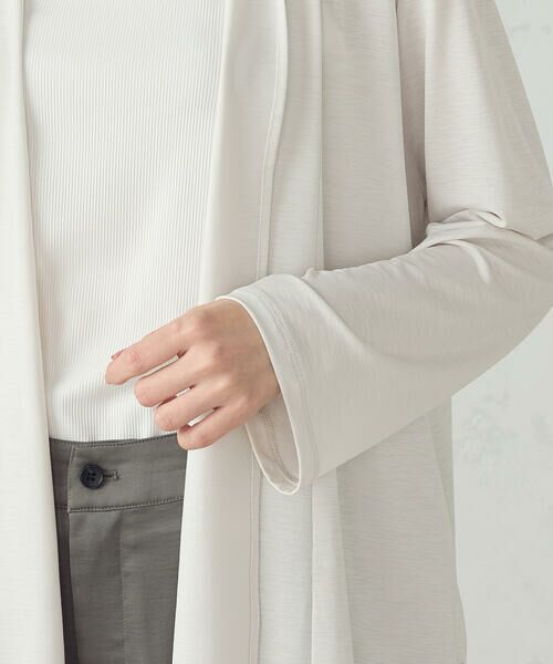 COMME CA ISM / コムサイズム カーディガン・ボレロ | 【接触冷感・UVカット】夏定番の着流しカーディガン | 詳細12