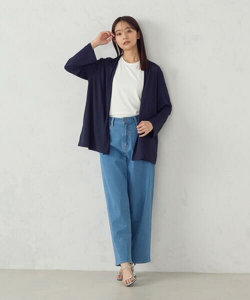 COMME CA ISM / コムサイズム カーディガン・ボレロ | 【接触冷感・UVカット】夏定番の着流しカーディガン | 詳細22