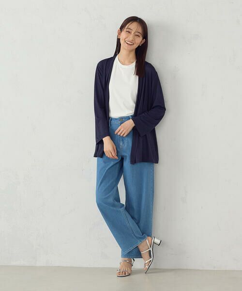 COMME CA ISM / コムサイズム カーディガン・ボレロ | 【接触冷感・UVカット】夏定番の着流しカーディガン | 詳細23