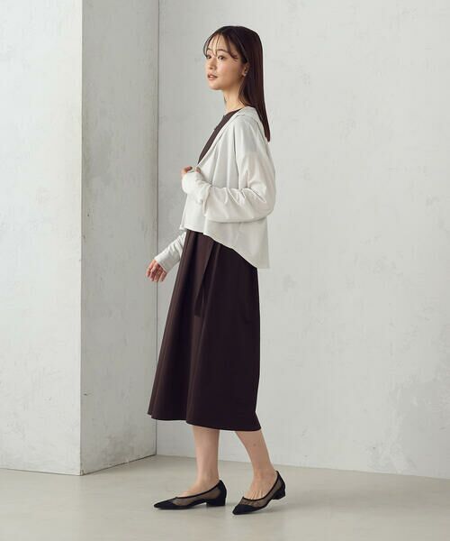 COMME CA ISM / コムサイズム カーディガン・ボレロ | 【接触冷感・UVカット】着流しフーディカーディガン | 詳細2