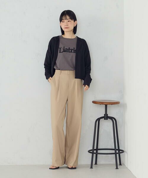 COMME CA ISM / コムサイズム カーディガン・ボレロ | 【接触冷感・UVカット】着流しフーディカーディガン | 詳細7