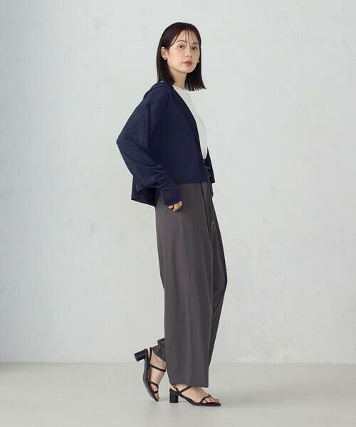 COMME CA ISM / コムサイズム カーディガン・ボレロ | 【接触冷感・UVカット】着流しフーディカーディガン | 詳細23