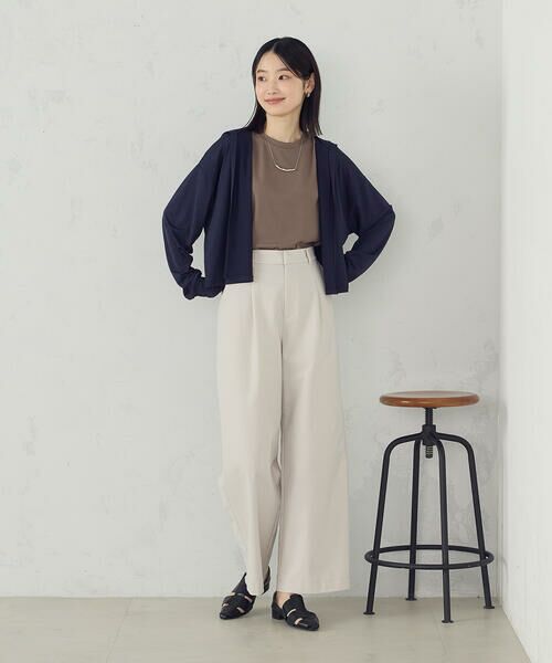 COMME CA ISM / コムサイズム カーディガン・ボレロ | 【接触冷感・UVカット】着流しフーディカーディガン | 詳細25