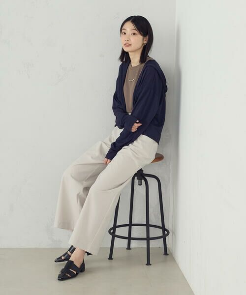 COMME CA ISM / コムサイズム カーディガン・ボレロ | 【接触冷感・UVカット】着流しフーディカーディガン | 詳細26