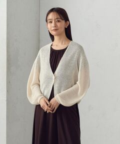 COMME CA ISM / コムサイズム カーディガン・ボレロ | MADE IN JAPAN 和紙カーディガン