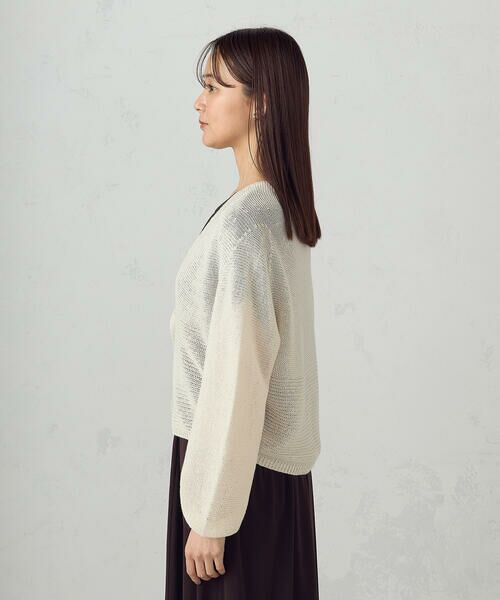 COMME CA ISM / コムサイズム カーディガン・ボレロ | MADE IN JAPAN 和紙カーディガン | 詳細5