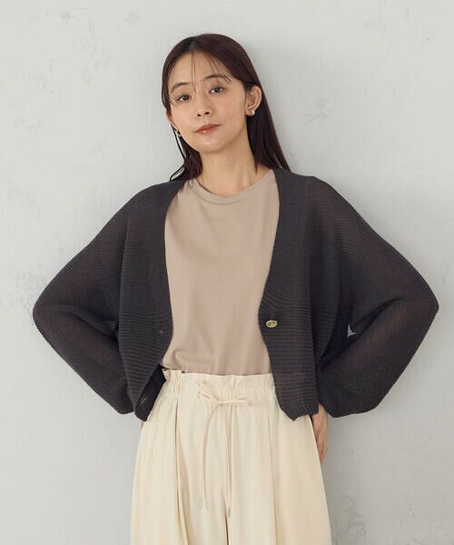COMME CA ISM / コムサイズム カーディガン・ボレロ | MADE IN JAPAN 和紙カーディガン | 詳細13