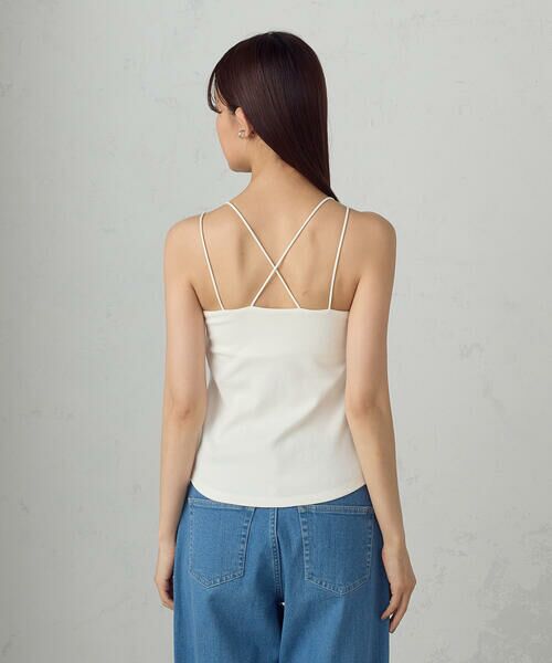 COMME CA ISM / コムサイズム キャミソール・チューブトップ | カップ付きダブルストラップ　キャミソール | 詳細5
