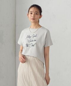 COMME CA ISM / コムサイズム カットソー | ロゴプリントＴシャツ