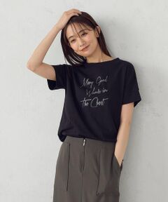 COMME CA ISM / コムサイズム カットソー | ロゴプリントＴシャツ