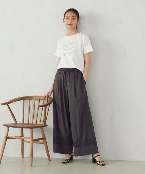 COMME CA ISM / コムサイズム カットソー | ロゴプリントTシャツ | 詳細1