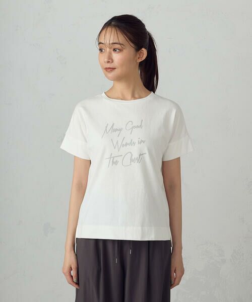 COMME CA ISM / コムサイズム カットソー | ロゴプリントTシャツ | 詳細5