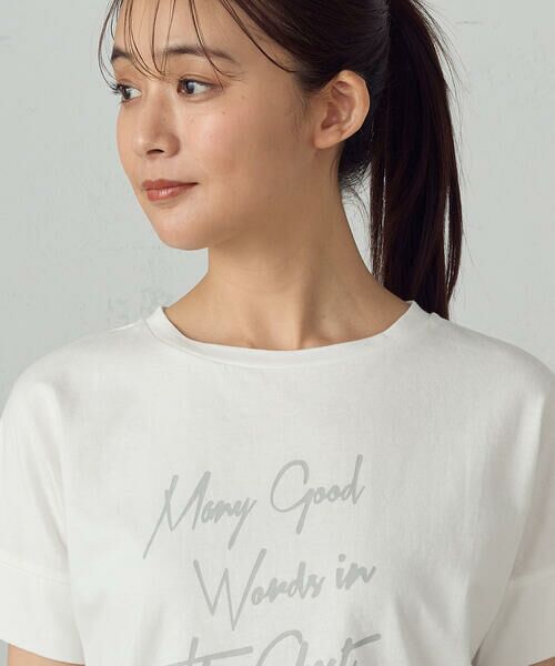 COMME CA ISM / コムサイズム カットソー | ロゴプリントTシャツ | 詳細8