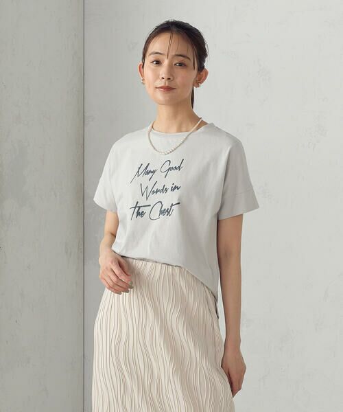 COMME CA ISM / コムサイズム カットソー | ロゴプリントTシャツ | 詳細15