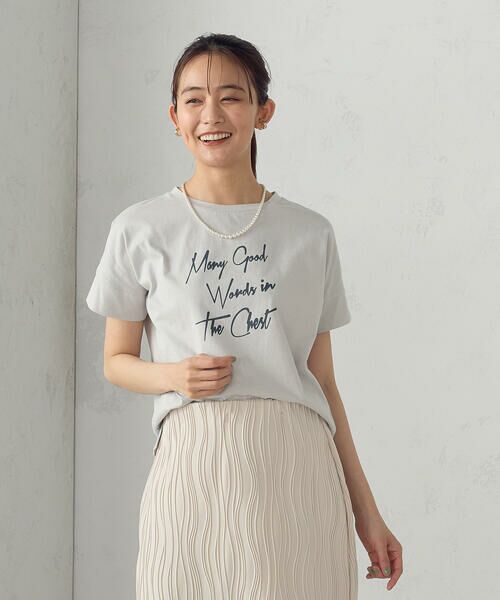 COMME CA ISM / コムサイズム カットソー | ロゴプリントTシャツ | 詳細16