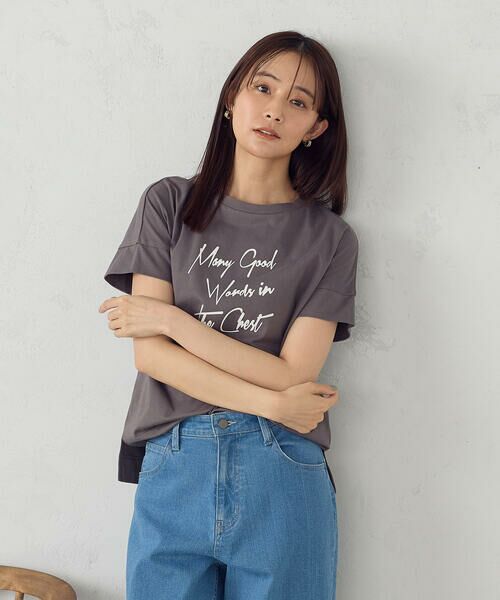 COMME CA ISM / コムサイズム カットソー | ロゴプリントTシャツ | 詳細21