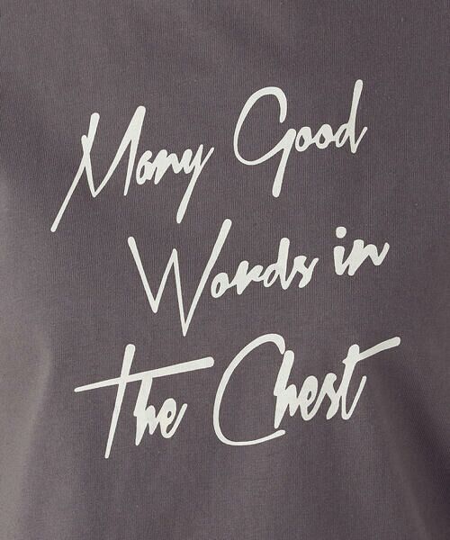 COMME CA ISM / コムサイズム カットソー | ロゴプリントTシャツ | 詳細22