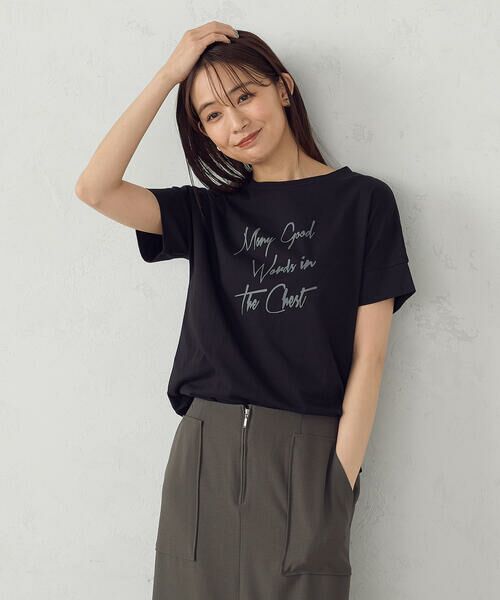 COMME CA ISM / コムサイズム カットソー | ロゴプリントTシャツ | 詳細24